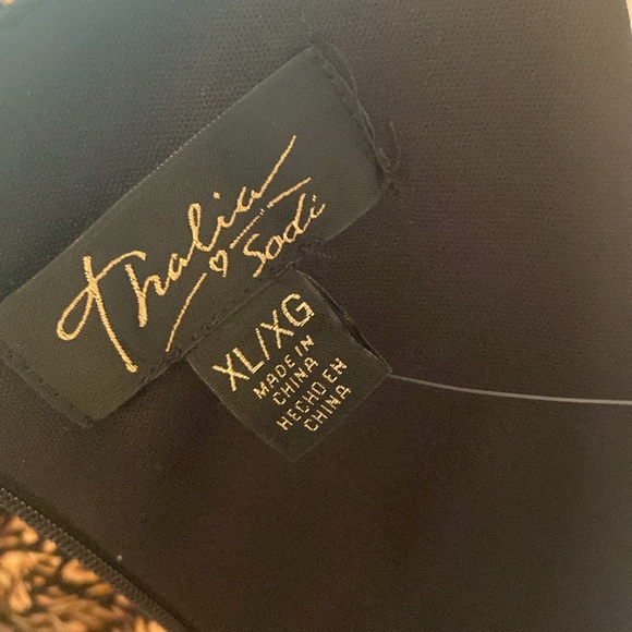 Thalia Sodi NWT XL animal print chain belt dress - Picture 9 of 13